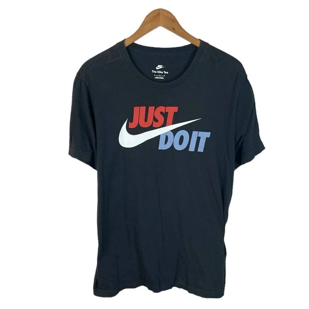 TS949 Mens Nike The Nike Tee Just Do It Spell Out Streetwear T Shirt L